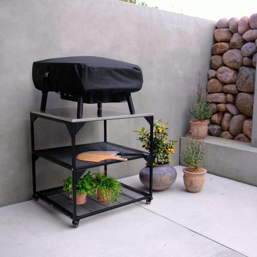 Pizza Table on Wheels