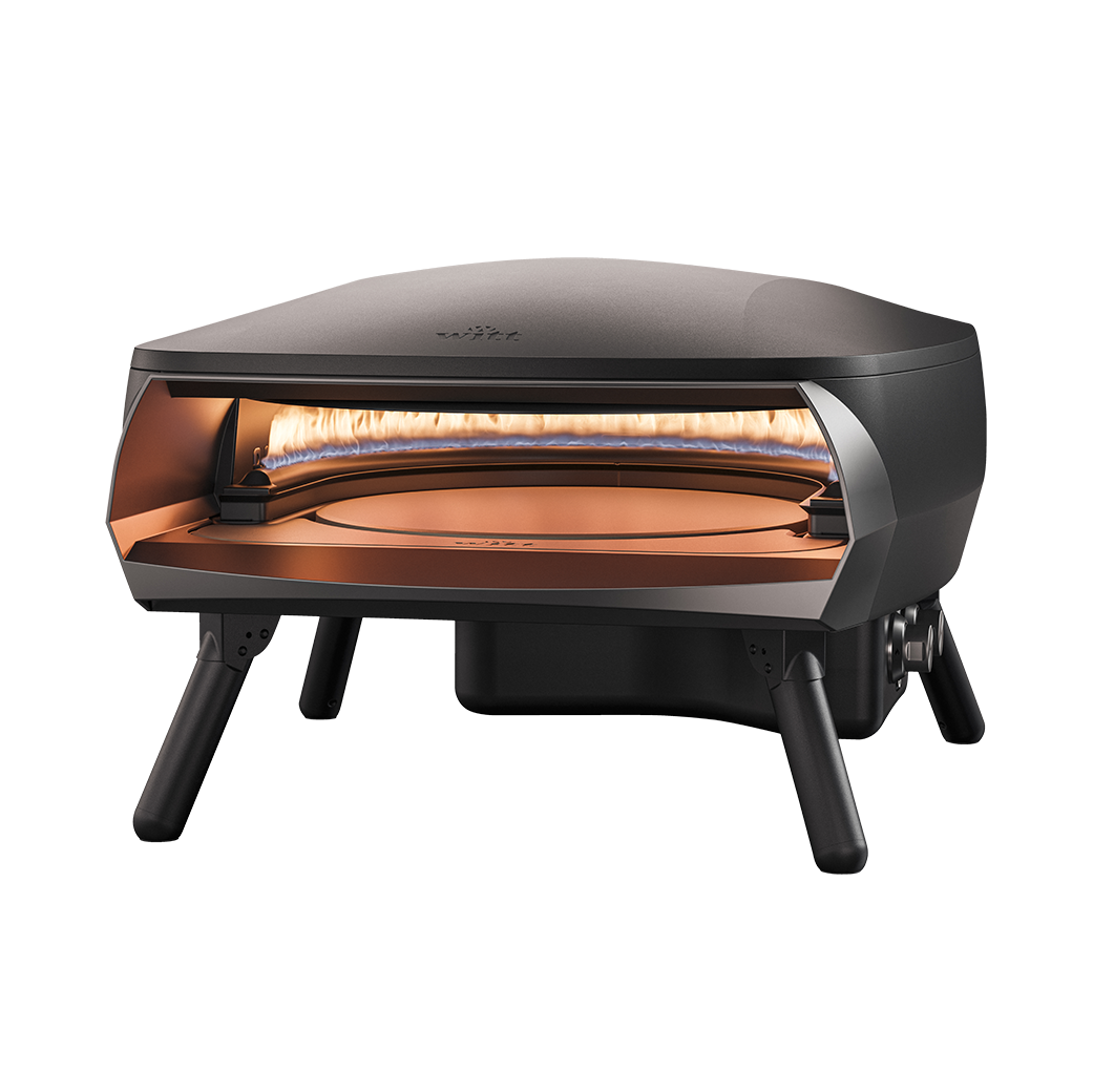 Witt Etna Rotante 16-inch outdoor pizza oven in black