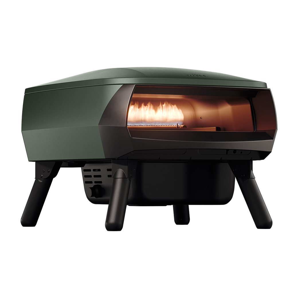 Witt Piccolo Rotante 13-inch outdoor pizza oven in Green
