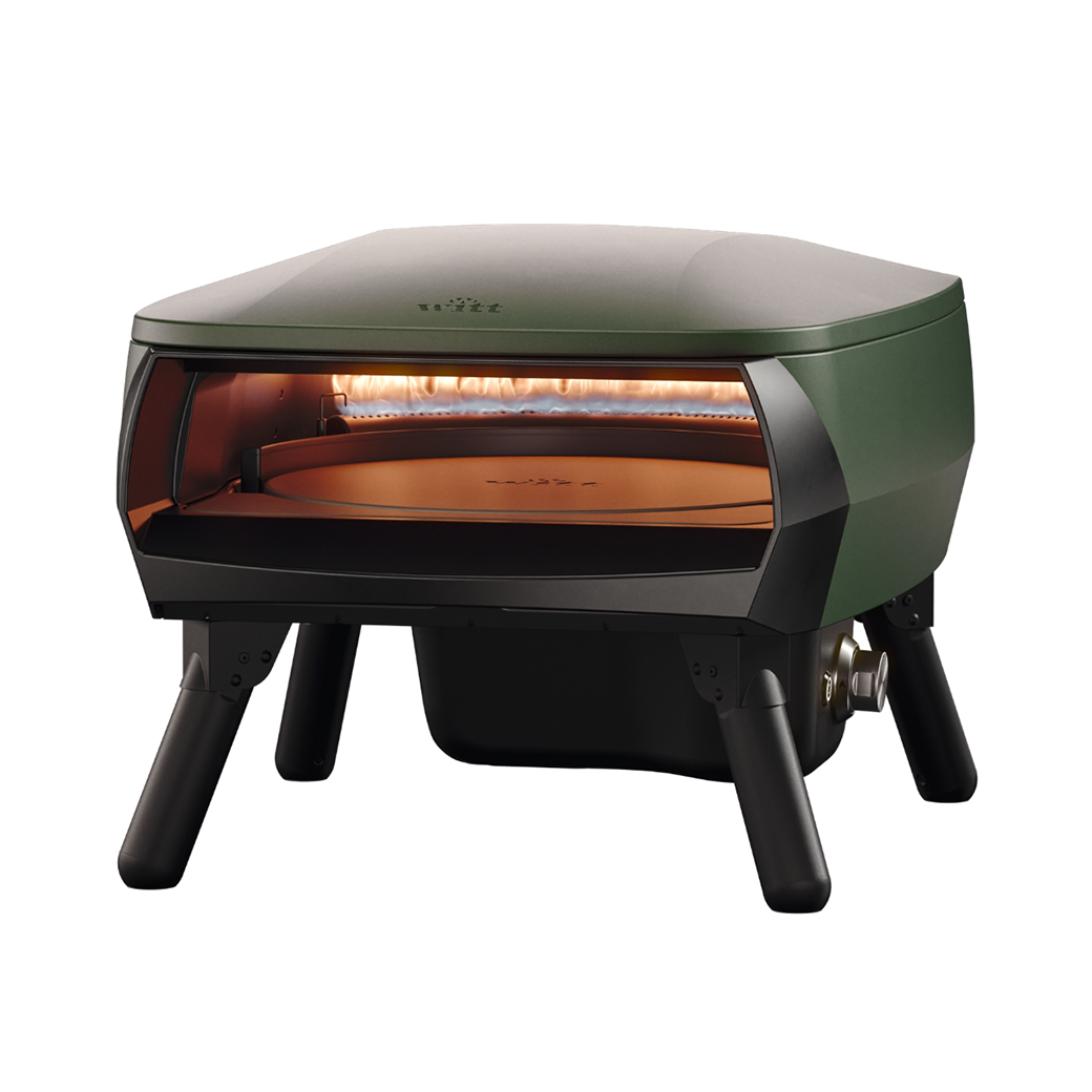 Witt Piccolo Rotante 13-inch outdoor pizza oven in Green