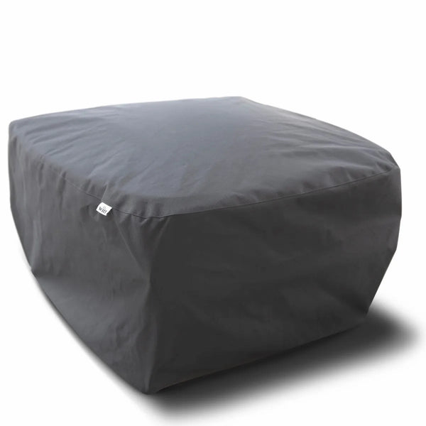 Black oven cover on white background