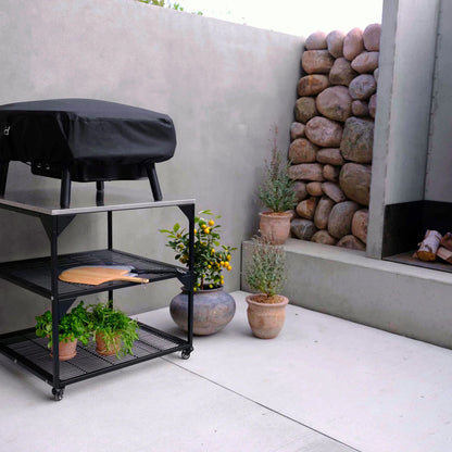 Pizza Table on Wheels